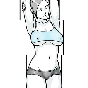 Wii Fit Hentai! - asses