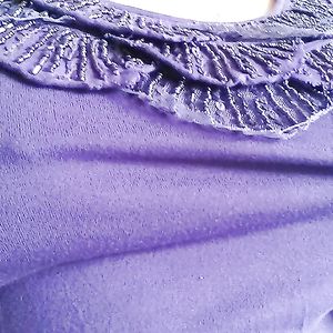 Purple T-shirt - tits