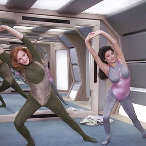 Wanking over Marina Sirtis - babe