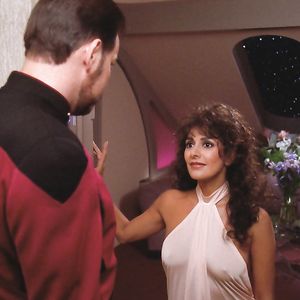 Wanking over Marina Sirtis - babe