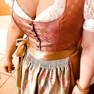Big tits dirndl - traditional