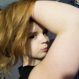 Natural Redhead with Large Ass and Big Tits in an iRule T Shirt -I'm 23- - thick redhead