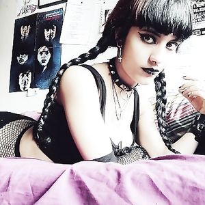 Goth girl with big tits - teen