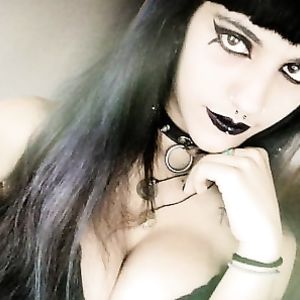 Goth girl with big tits - teen