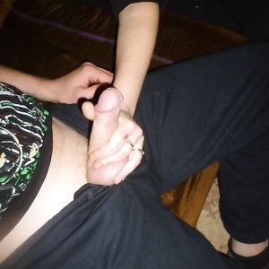 slut wife bent over upskirt flash and amazing big tits - upskirt