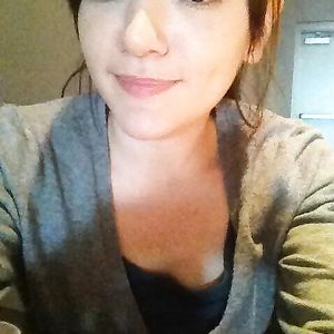 Shy brunette teen with big tits and shaved pussy shows you her entire body. - teen