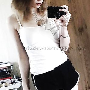 Big tits blonde teen - blonde girl takes sexy selfies to share - teen