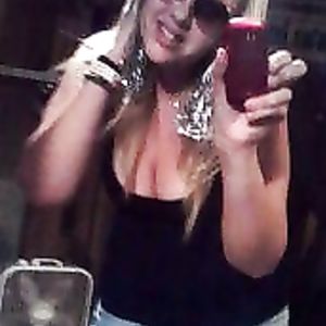 Sexy American Blondy with Big Tits - big ass