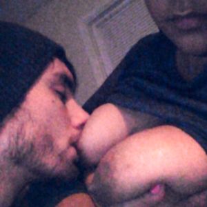 Groping and sucking big tits - titsucking