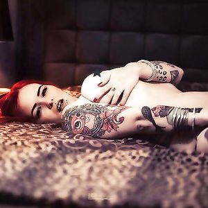 Tattooed beauties - big boobs