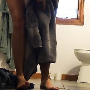 Hot busty wife spied and groped on hidden cam - voyeur