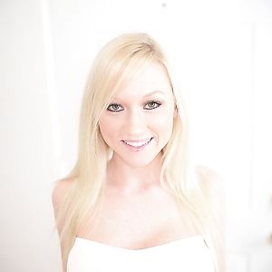 Blonde and Big Tits - tan