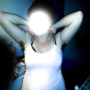 The Good Wife - Hairy pits, big tits and hairy pussy - amateur