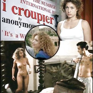 Wanking over Alex Kingston - babe