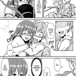 Busty girl at halloween party - cartoon