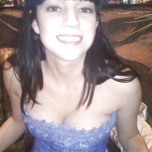 Horny wife beautiful tits - brunette