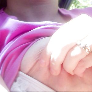 Flashing tits while driving :P - blonde