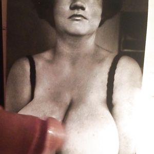 Busty Russel Retro big udders cum tribute - big boobs