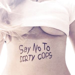 Hong Kong girls say no to dirty policemen, yes to boobs - teen