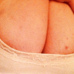 White Tank Top - tits