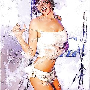 Wanking over Elize du Toit - big boobs