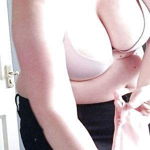Wife Big Tits Whilst Dressing and Showering - big boobs