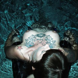 Neighbors pool - big boobs