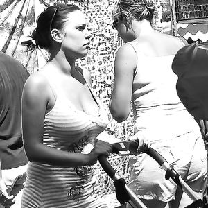 busty candid mix - voyeur