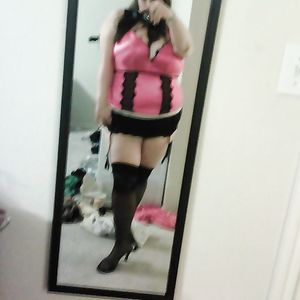 Sexy BBW Teen in Lingerie - big boobs