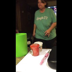 Steps big 42Ds no bra - amateur