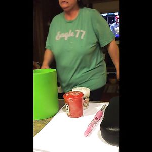 Steps big 42Ds no bra - amateur