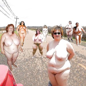 BBW Lovers Paradise - public nudity
