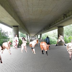 BBW Lovers Paradise - public nudity