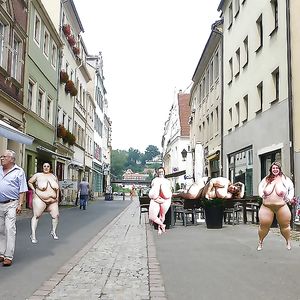 BBW Lovers Paradise - public nudity