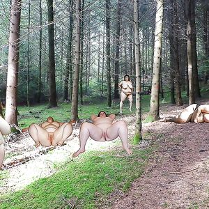 BBW Lovers Paradise - public nudity