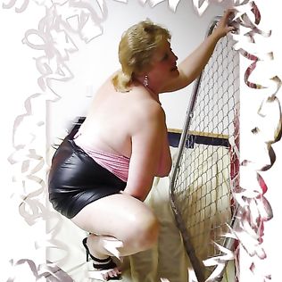 bbw in and out of leather