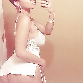 Black Beauty Selfies in Undi's and Lingerie - big boobs