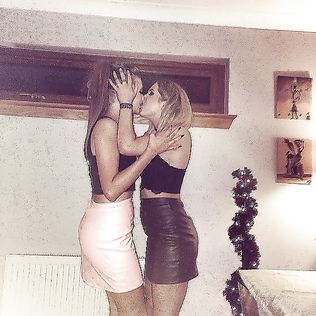 Leather and latex - big boobs