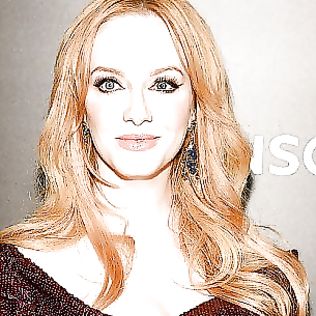 Christina Hendricks...IS A BLOND?!?!!?!?!?! - celebrity