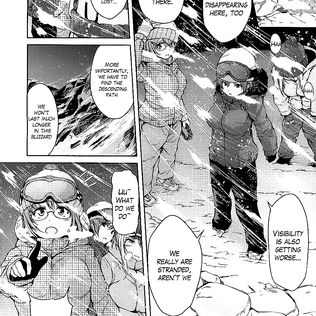 Snow mountain harem - big boobs