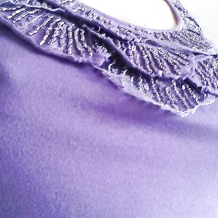 Purple T-shirt - tits