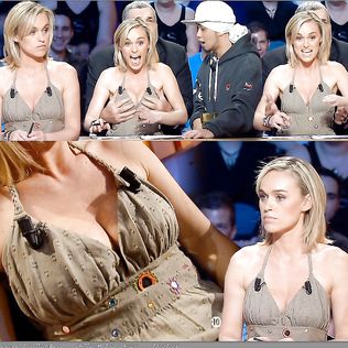 Hot french presenter Cecile De Menibus - celebrity