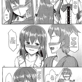 Busty girl at halloween party - cartoon