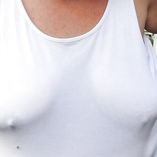 white shirt out side. - bbw