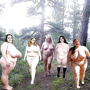 BBW Lovers Paradise - public nudity