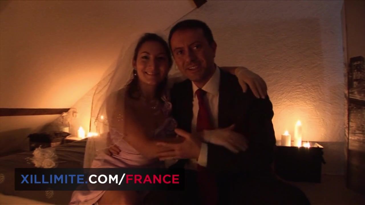 First night with the busty bride - French